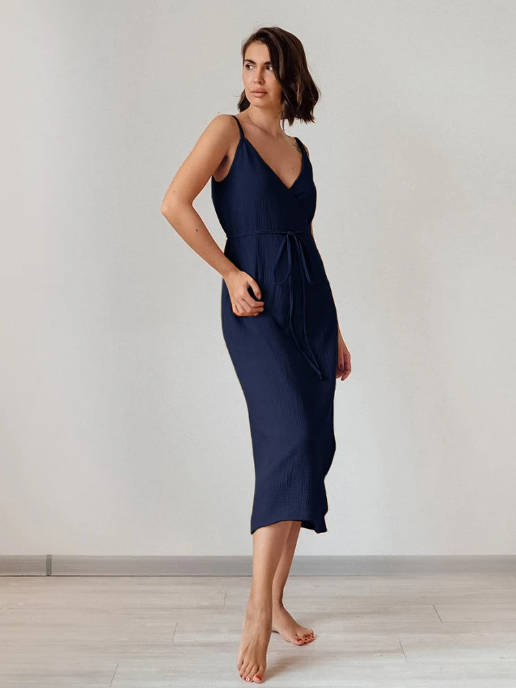 Summer Suspended Long Pajama Dress